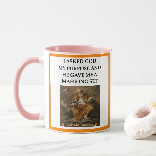 MUG MAHJONG (Avec donut)