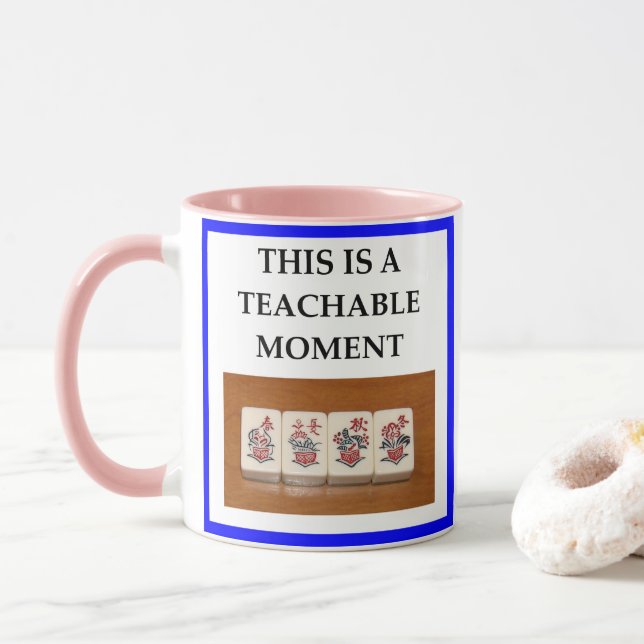Mug mahjong (Avec donut)