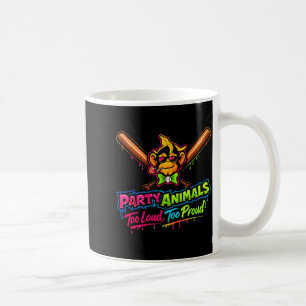 Mug Maillot de baseball Party animals