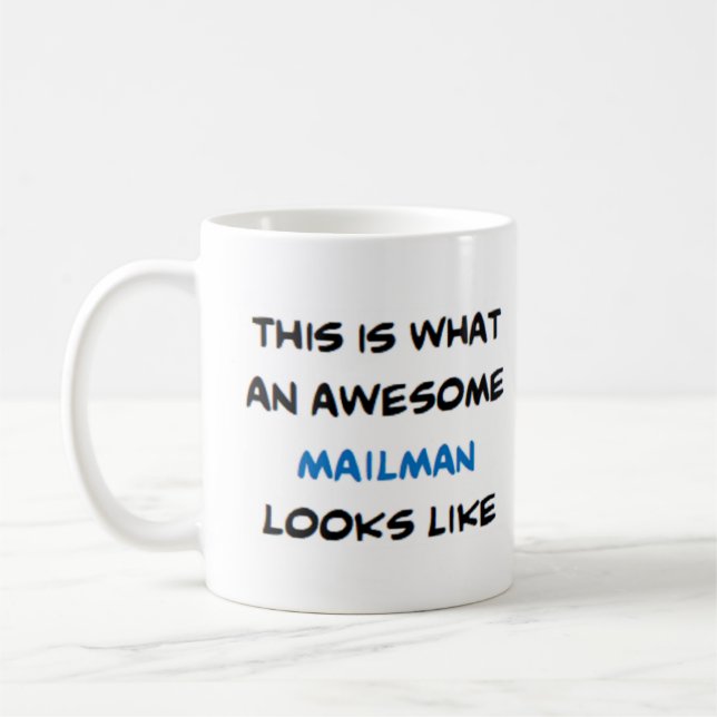 Mug mailman, génial (Gauche)