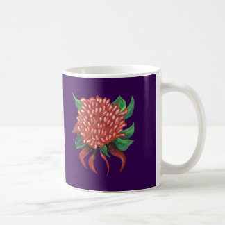 Mug Main de fleurs dessinée Waratah