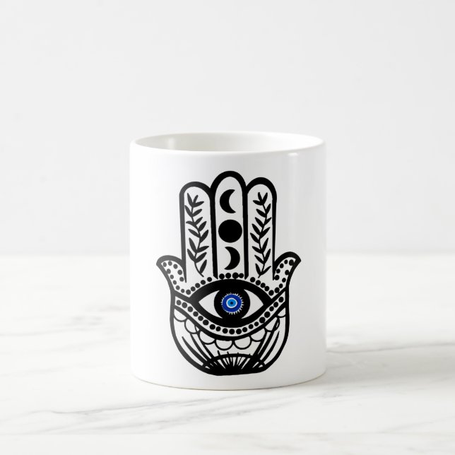 Mug Main de Hamsa Fatima Evil Eye (Centre)