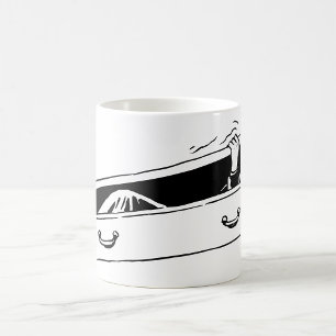 Mug Main de l'horreur émergeant du cercueil