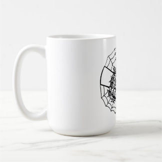 Mug Main homme et diable avec fil barbelé Retro