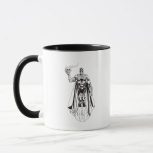 Mug Main noire avec crâne 3