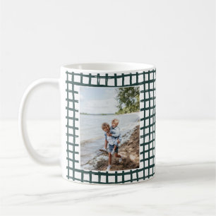 Mug Main verte de la forêt Motif de plaid 2 photo