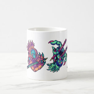 Mug Mains de dessin monstre