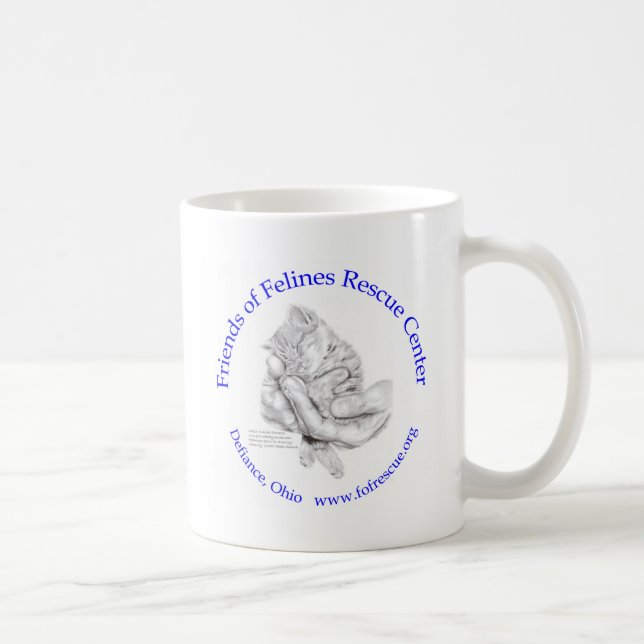 Mug Mains de ZsaZsa avec le texte pourpre (Droite)