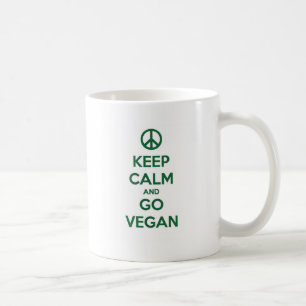 Mug Maintenez calme et ALLEZ VÉGÉTALIEN