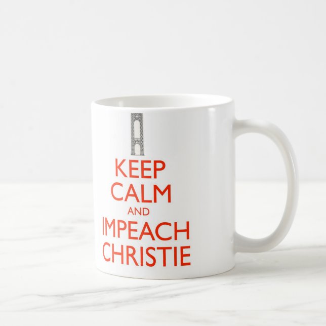 Mug Maintenez calme et attaquez Christie (Droite)