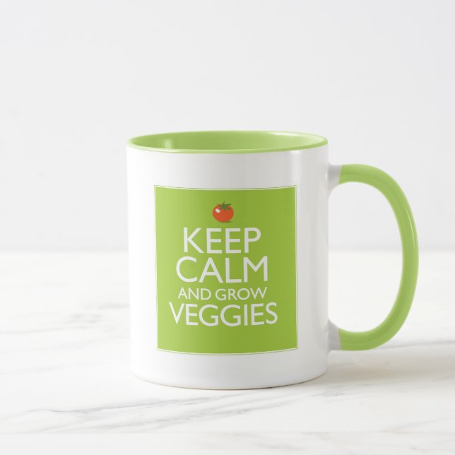 Mug Maintenez calme et cultivez le légume (Droite)