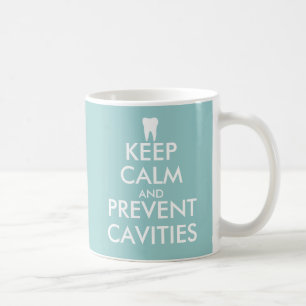 Mug Maintenez calme et empêchez les cavités attaquen