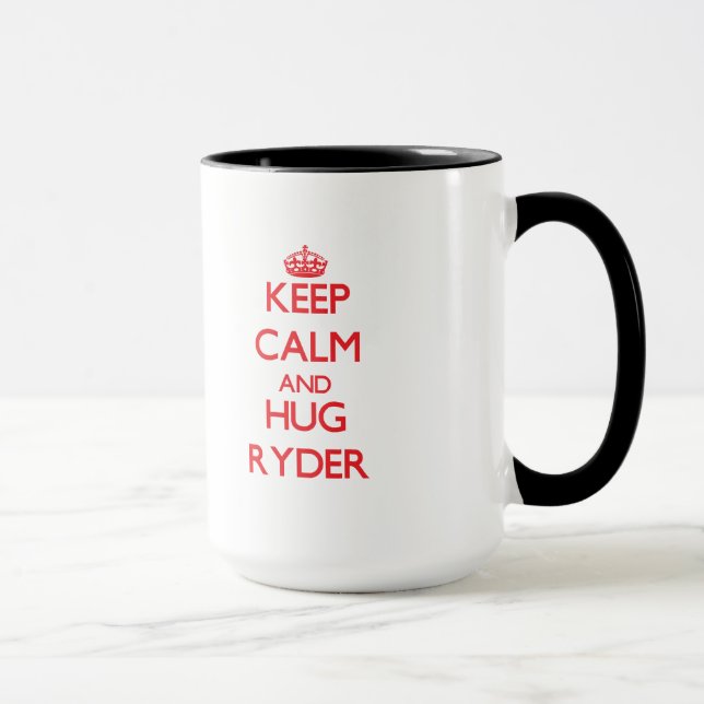 Mug Maintenez calme et étreinte Ryder (Droite)