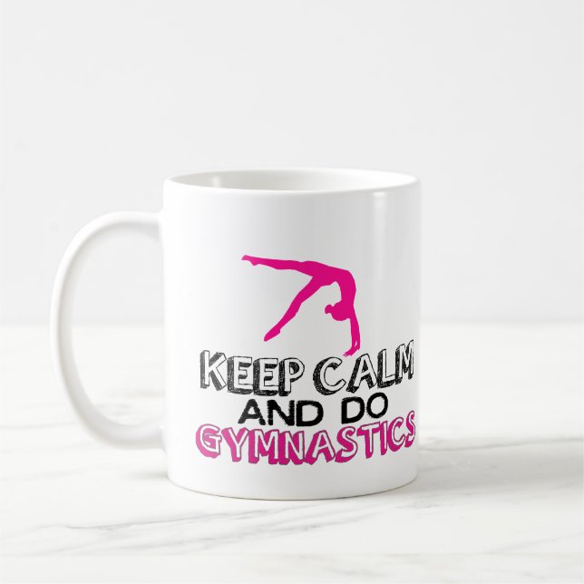 Mug Maintenez calme et faites la gymnastique (Gauche)