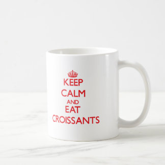 Mug Maintenez calme et mangez les croissants