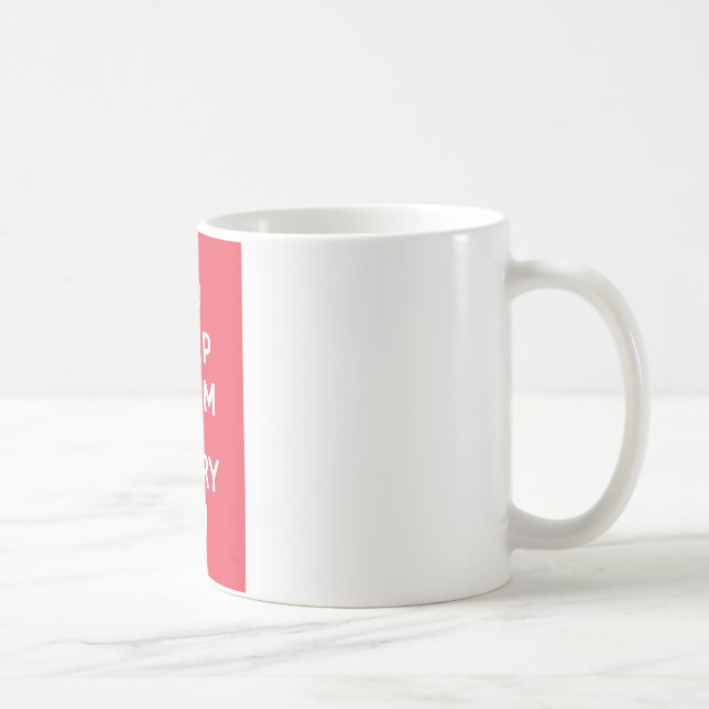 Mug Maintenez calme et portez On_MUG_RED (Droite)