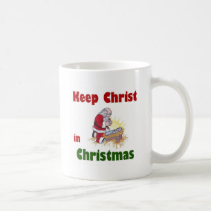 Mug Maintenez le Christ dans Noël