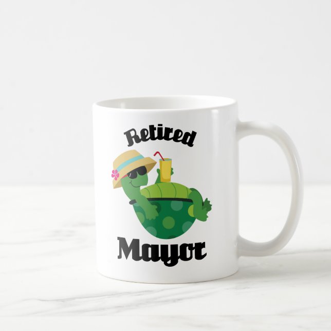 Mug Maire retraité Gift (Droite)