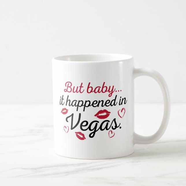 Mug Mais Baby It Happened in Vegas (Droite)
