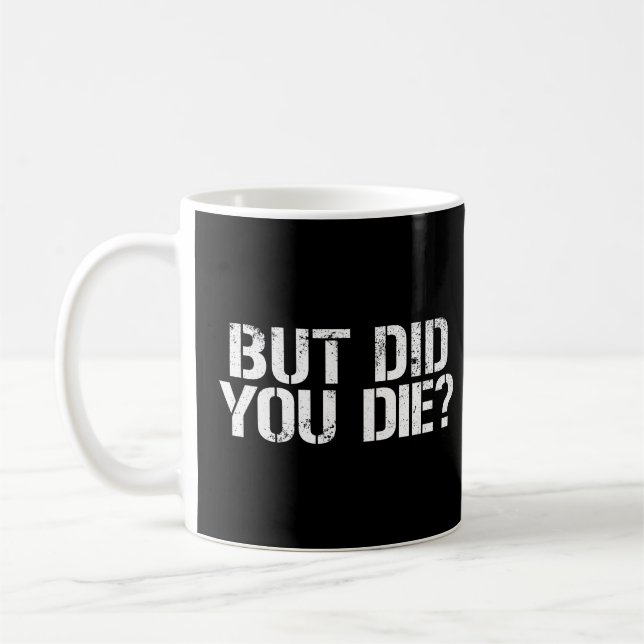 Mug Mais Êtes-Vous Mort ? Fitness Exercice Mais Avez-V (Gauche)