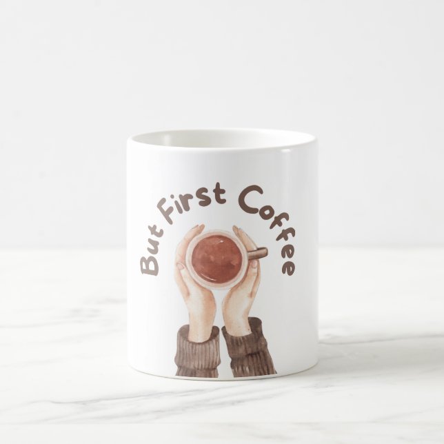 Mug Mais le premier café (Centre)