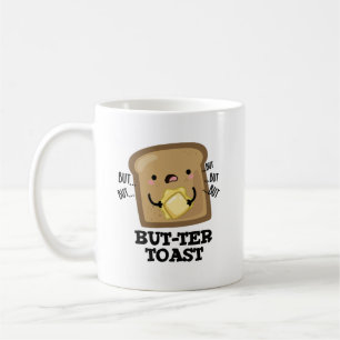 Mug Mais ter Toast Funny Pun de pain Pun Dark BG