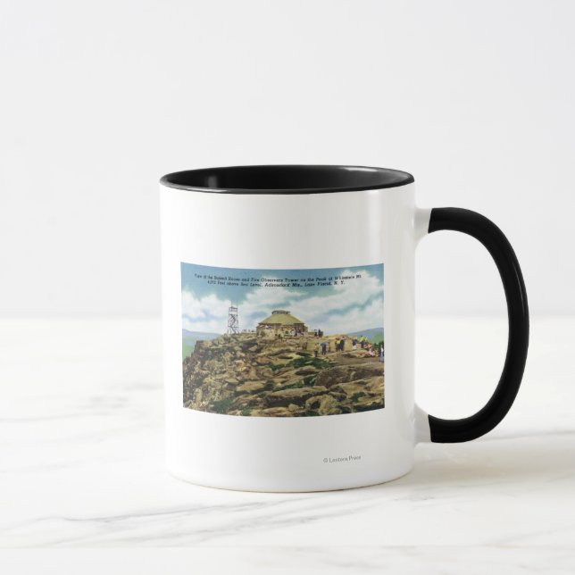 Mug Maison de sommet, Vue tour des observateurs des in (Droite)