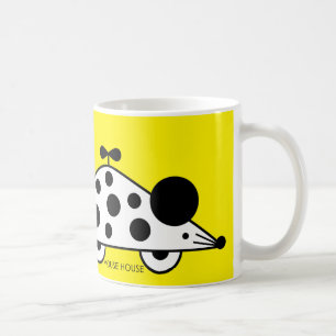 Mug Maison de souris BW Musique jaune