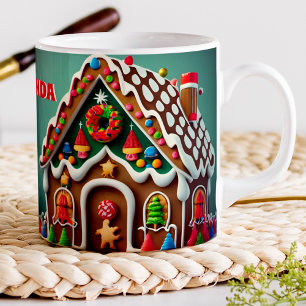 Mug Maison en pain d'épice Personnalisé Enfants Chocol