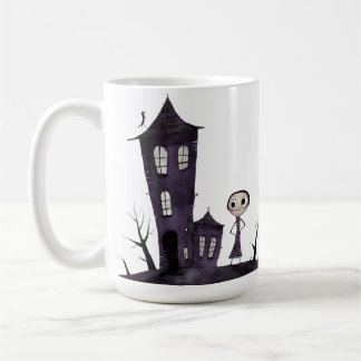 Mug Maison Hantée Gothique Mignonne Halloween