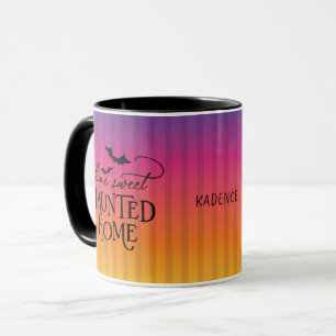 Mug Maison personnalisée Douce Maison Hantée Halloween