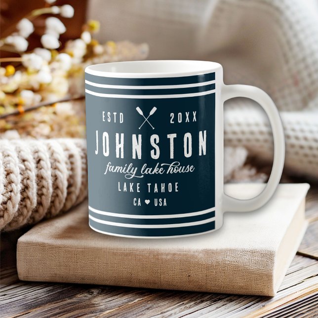 Mug Maison Rustique moderne | Marine White (Créateur téléchargé)
