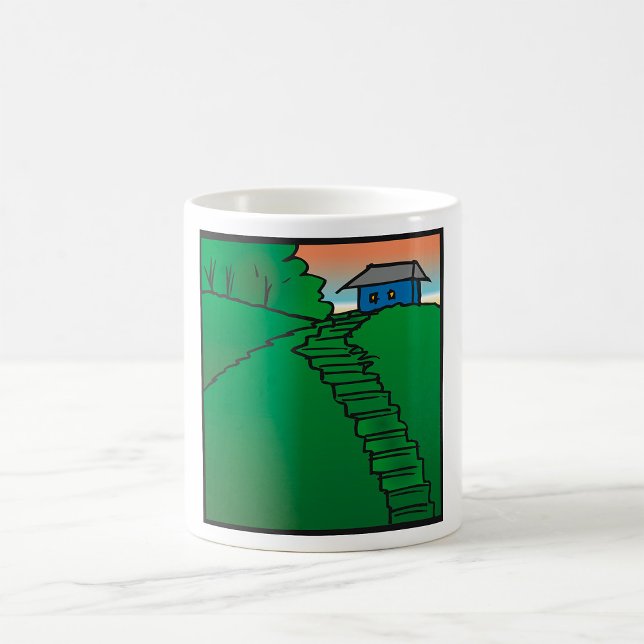 Mug Maison Sur Green Hill (Créateur téléchargé)