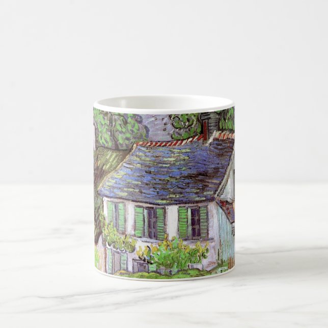 Mug Maisons à Auvers par Vincent van Gogh (Centre)