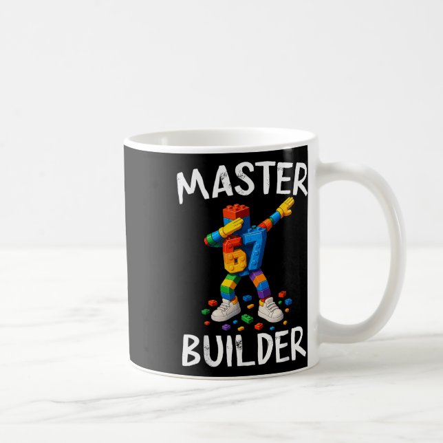 Mug Maître Constructeur Dabbing 67 Mème Blocs de Const (Droite)