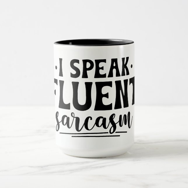 Mug Maître de Sarcasme (Centre)