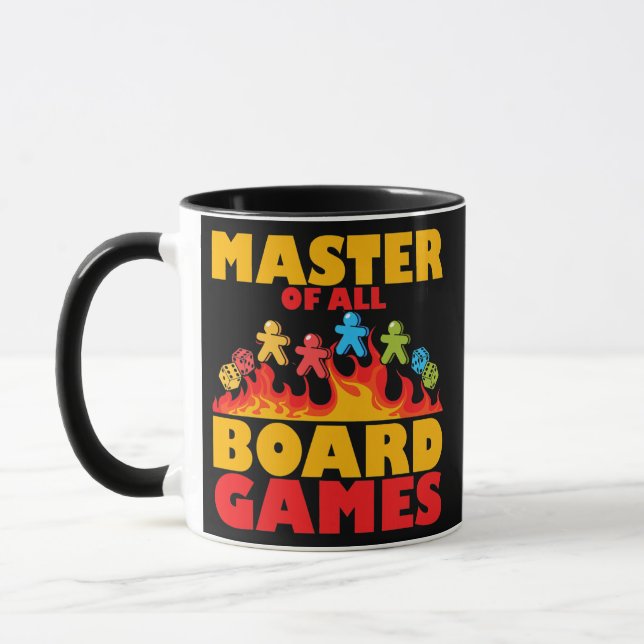 Mug maître de tous les jeux de société nuit de jeu ten (Gauche)