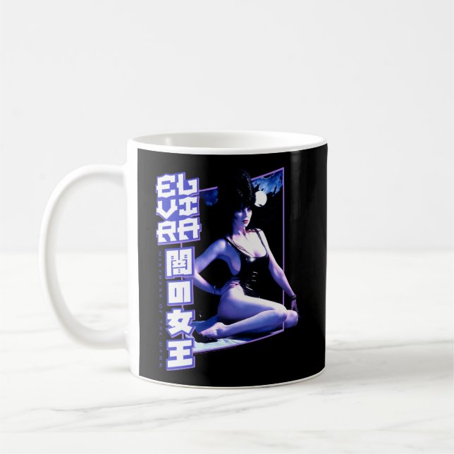 Mug Maîtresse Elvira De La Baignade Lunaire Sombre (Gauche)
