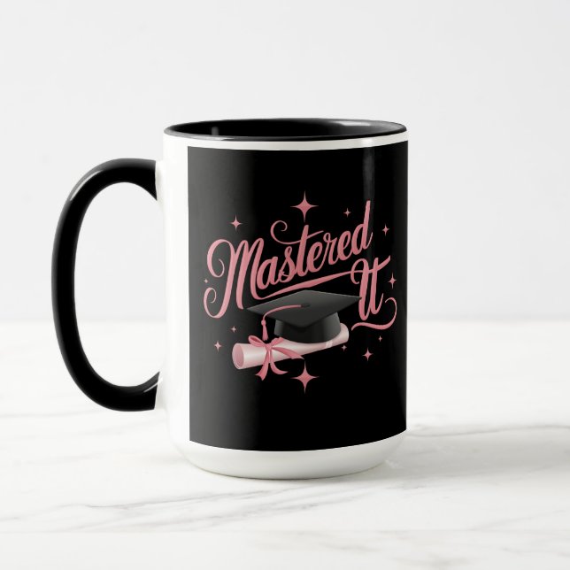 Mug Maîtrise Il Maîtrise Diplômé MBA (Gauche)
