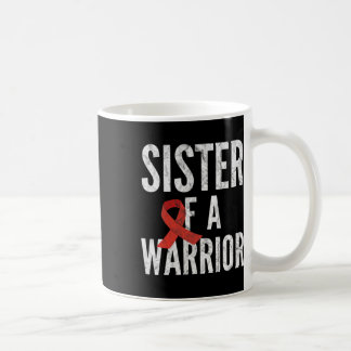 Mug Maladie Cardiaque Soeur D'Une Femme Guerrière