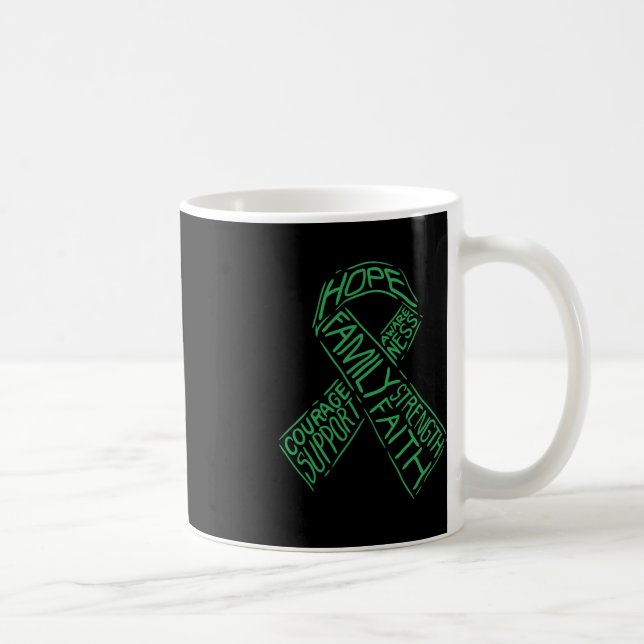 Mug Maladie de sensibilisation à la santé mentale Mots (Droite)