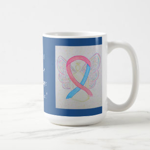 Mug Maladie de sensibilisation Ruban Angel personnalis