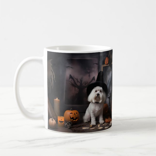 Mug Maltais Citrouille Halloween effroi (Gauche)