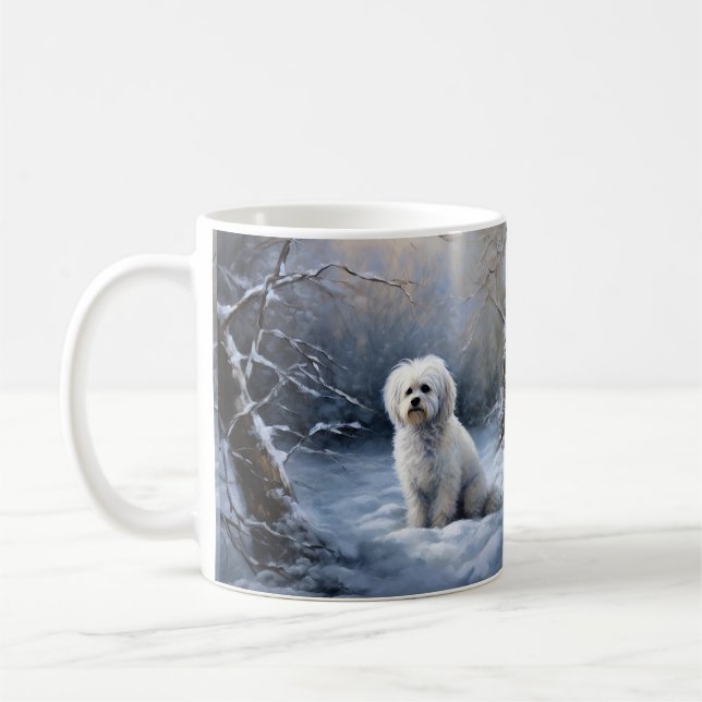 Mug Maltais Laisser Neige Noël (Gauche)