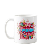 MAMA 3D Conception de mur fissuré avec des fleurs 