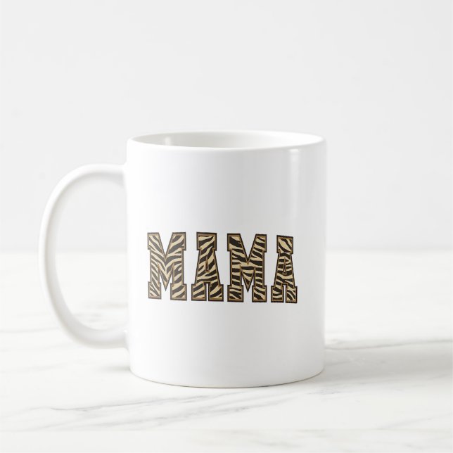 Mug MAMA Animal Print Arch Lettering (Gauche)