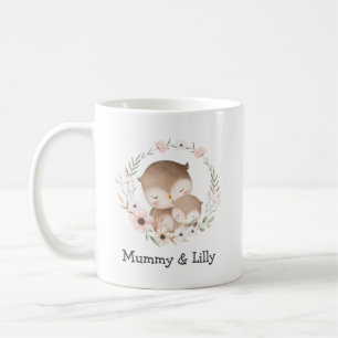Mug Mama & Baby Owl - Famille personnalisée