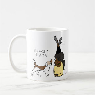 Mug Mama Coffee Mug, Beagle personnalisé