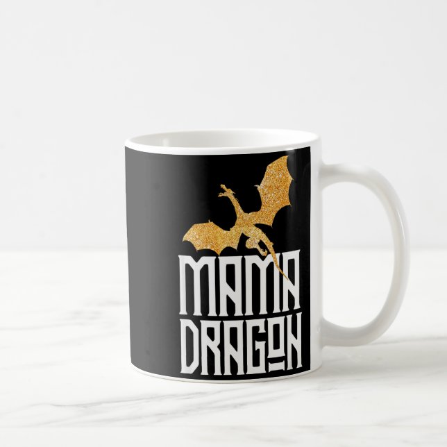 Mug Mama Dragon Christmas Matching Family Tribe Mom Wi (Droite)