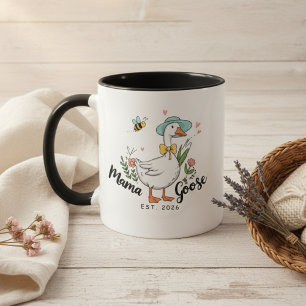 Mug Mama Goose Est Style de Maternité Douce